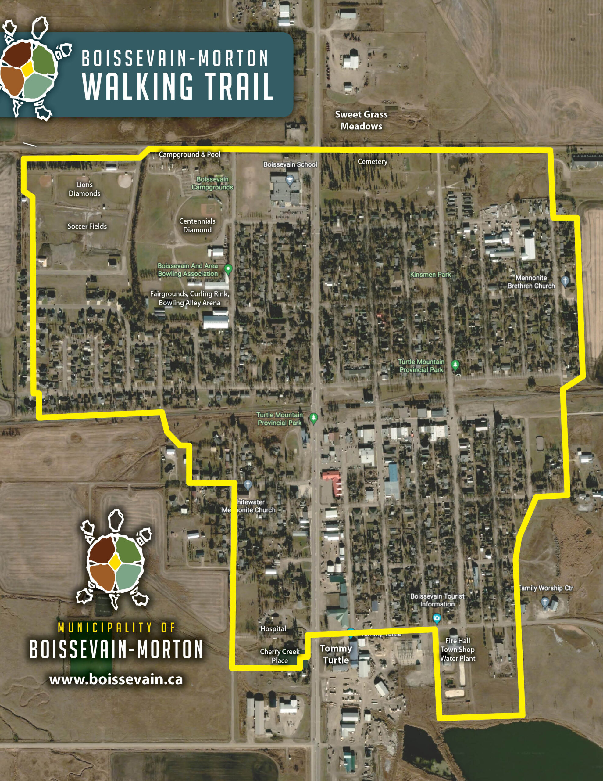 Boissevain-Morton Walking Trail Map